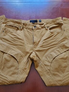 Decibel Men's Brown Moto-Style Jeans Size 38/32